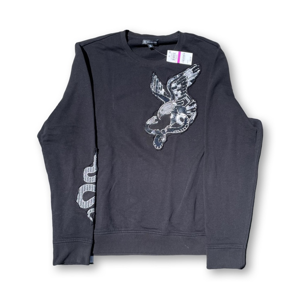 INC Embezzled Eagle Crewneck Sweatshirt Size XXL